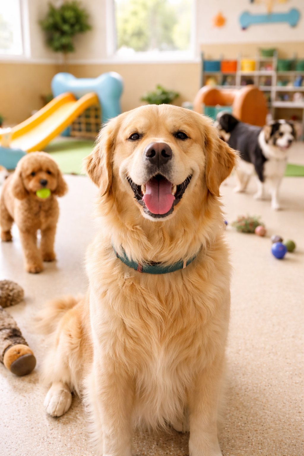 Provider with pet and owner - moment of explanation and handoff